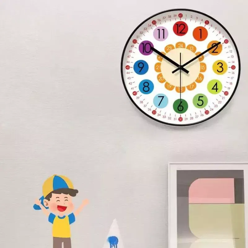 Ceas de perete pentru copii Tic Tac Colours [5]