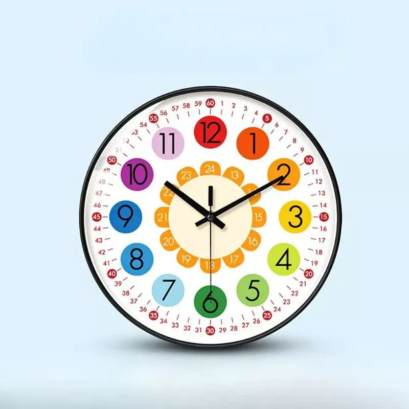 Ceas de perete pentru copii Tic Tac Colours [0]