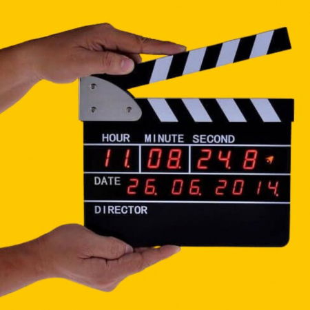 Cadouri pentru Nasi - Ceas digital clacheta regizor