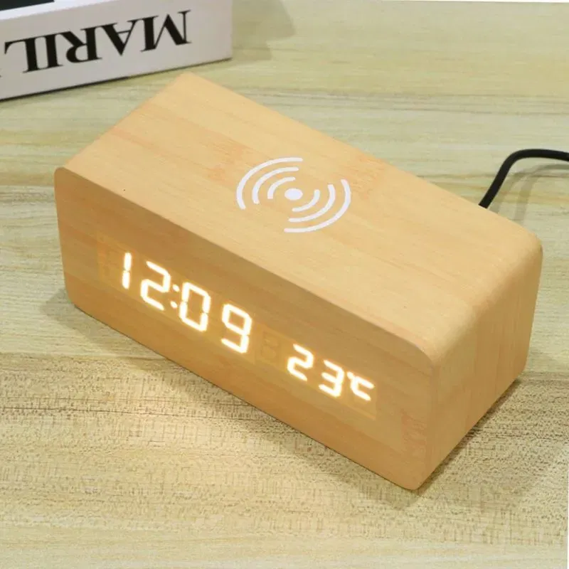 Ceas LED cu incarcare wireless [1]