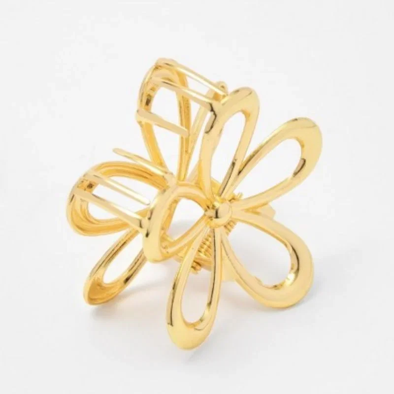 Clama de Par Eleganta cu Floare Aurie [3]