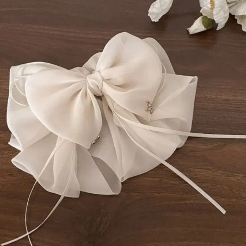 Clama de Par Eleganta cu Funda Voluminoasa Crem [1]