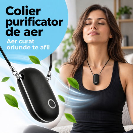 Colier Purificator Aer Negru [2]