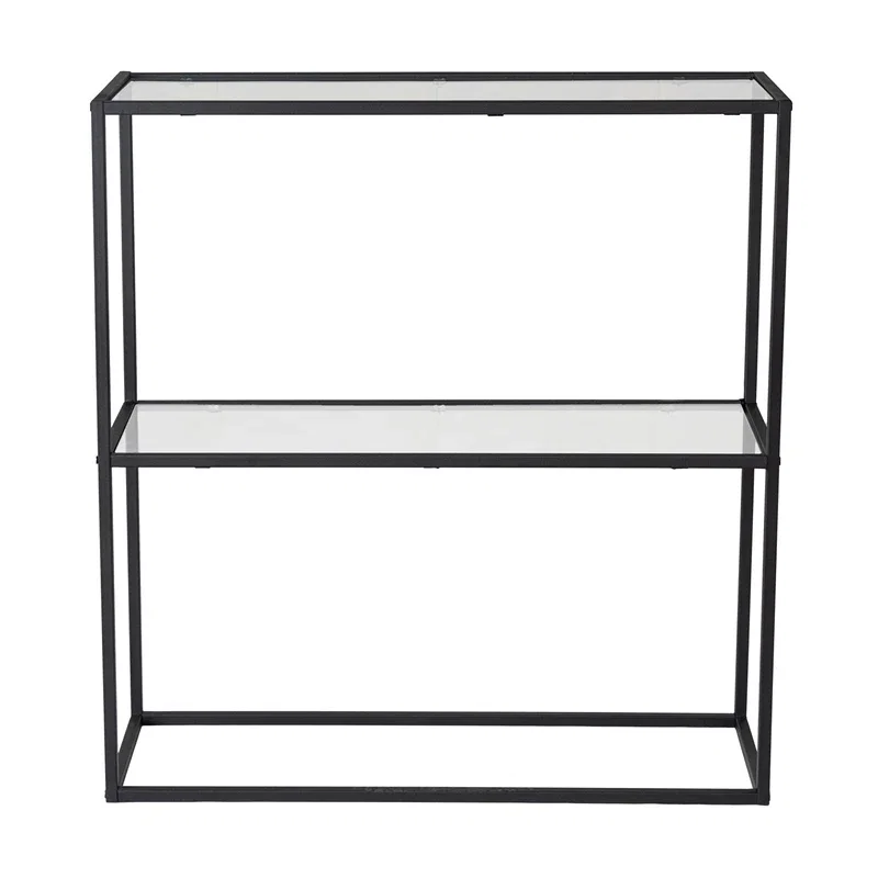 Comoda Berra neagra, structura metalica, blat din sticla securizata [4]
