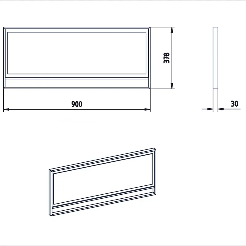 Comoda eleganta negru si auriu, 90x76,8 cm, cu picioare metalice [3]