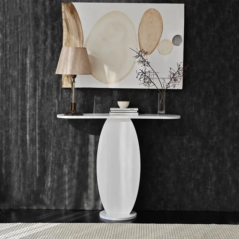 Comoda Ellitica alba, design elegant, potrivita pentru orice spatiu [0]