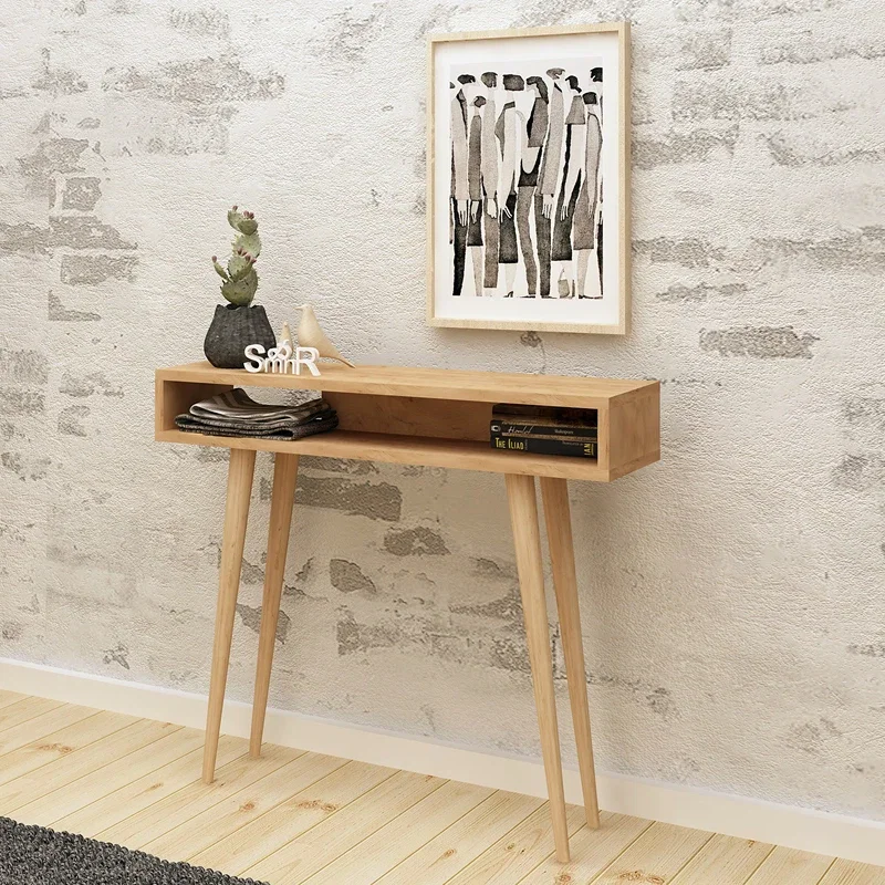 Comoda Ottoke, stejar alb, structura aerisita, picioare inalte [0]