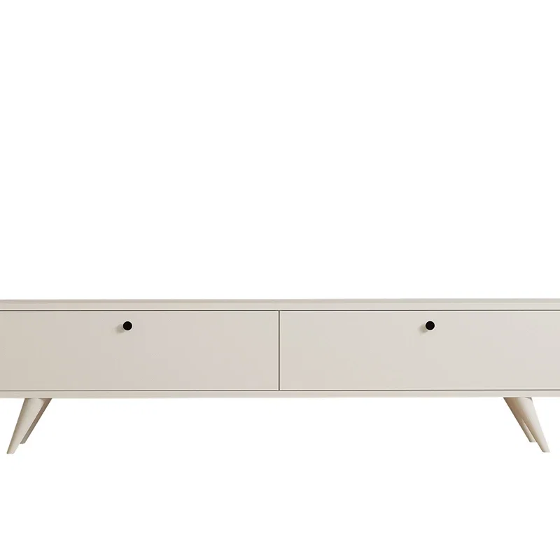 Comoda TV Paris, alba, design elegant, picioare inalte, 160 cm [5]
