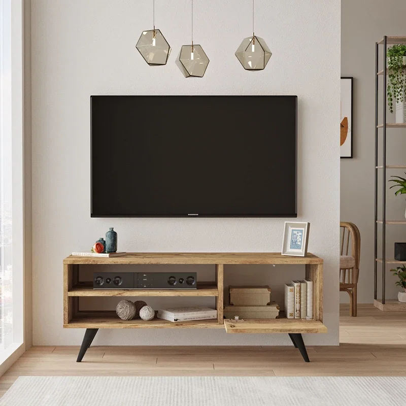 Comoda TV pin atlantic cu picioare din lemn 110x44 cm [0]