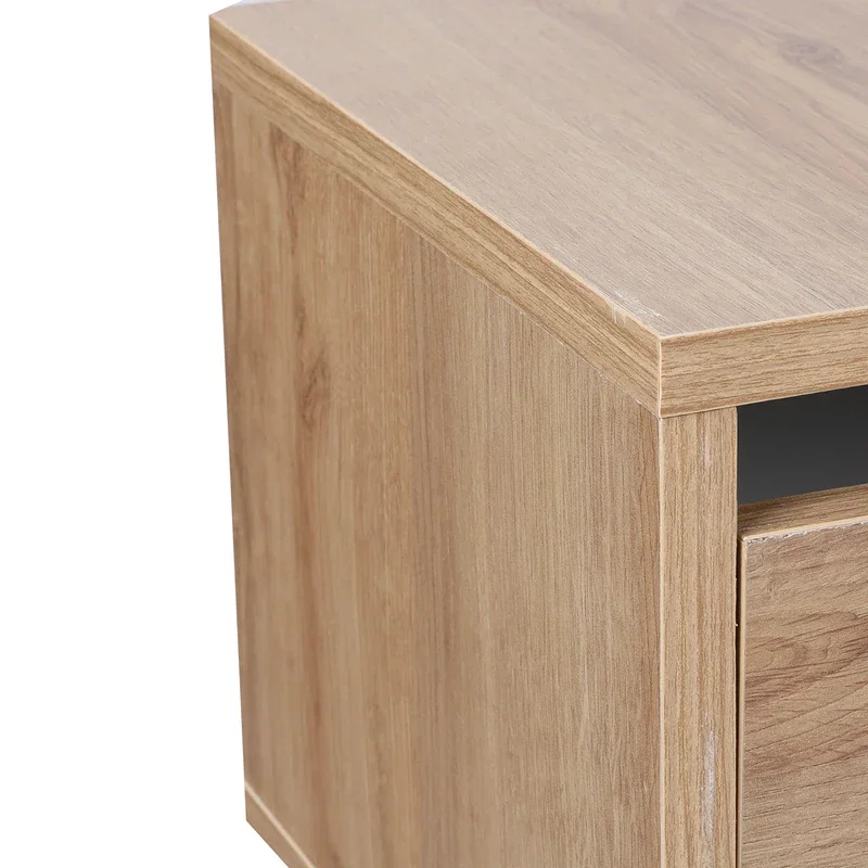 Comoda TV Rust, stejar, 180 cm, rafturi multiple, fixare pe perete [4]