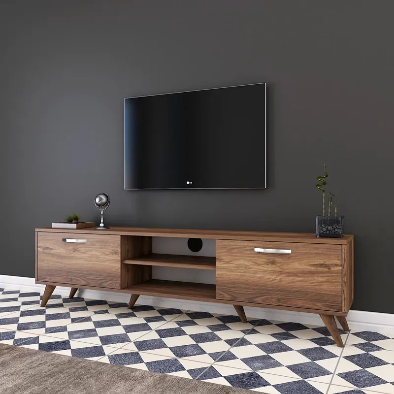 Comoda TV spatioasa, depozitare inteligenta 180x48,6 cm [6]