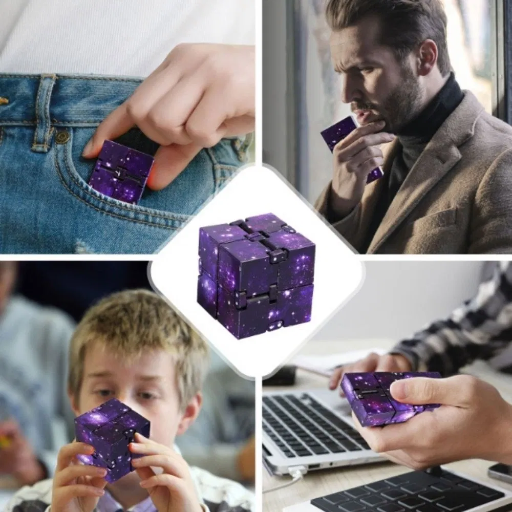 Cadouri Colegi Birou - Cubul Magic Infinite Galaxii puzzle 3D unic