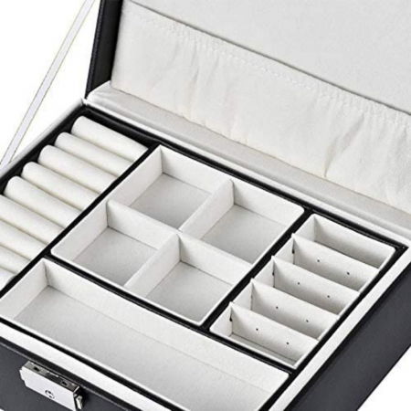 Cutie bijuterii neagra, 23x17.5x9cm, Amore [7]