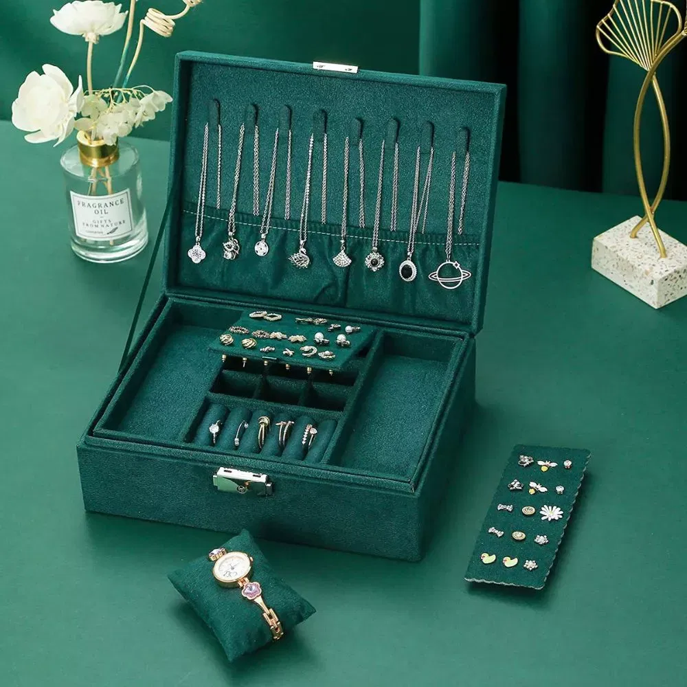 Cutie bijuterii verde, 23x17x8.5cm, Attractive [5]