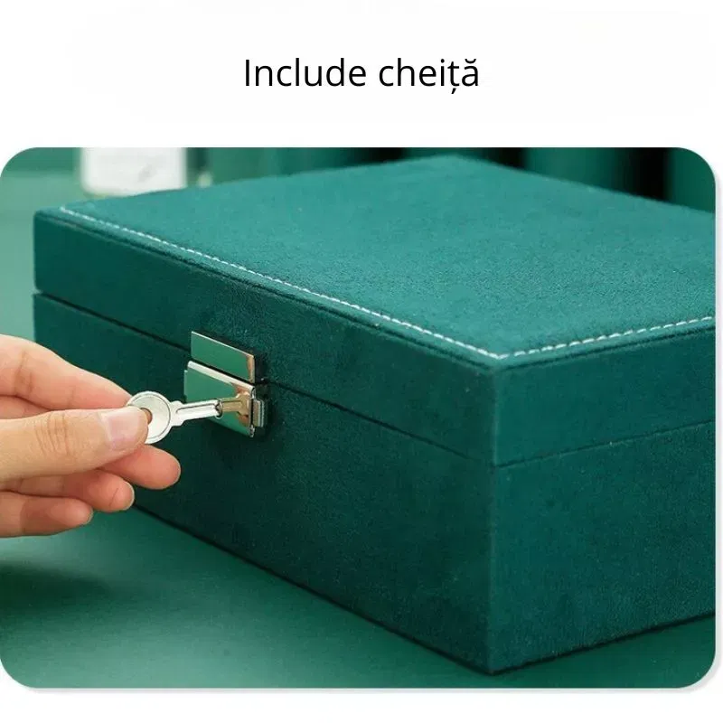 Cutie bijuterii verde, 23x17x8.5cm, Attractive [14]