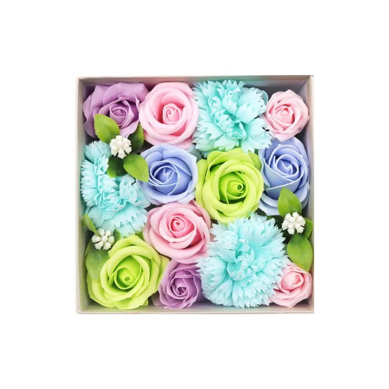 Cutie Cadou cu Flori de Sapun Blues [1]