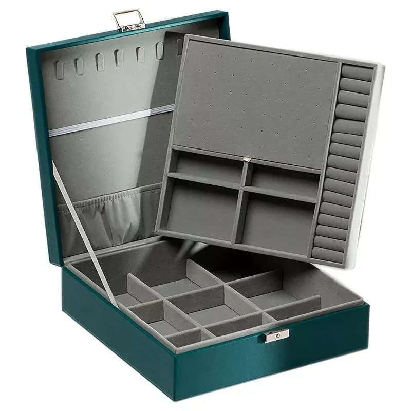 Cutie de bijuterii neagra, 26.5x26.5x9cm, Charming [12]