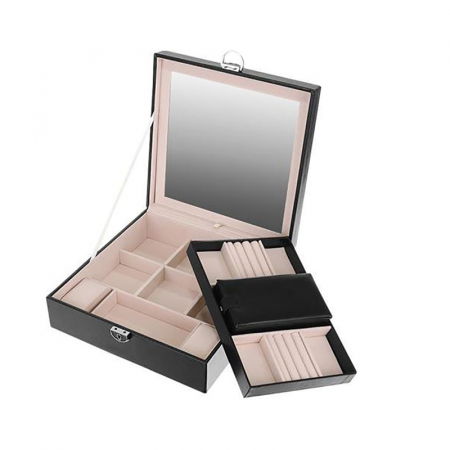 Cutie de bijuterii cu oglinda si cheita [2]