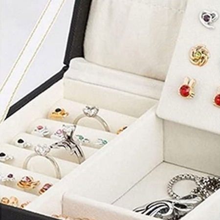 Cutie de bijuterii, neagra, 21x13x5.8cm, My Treasure [6]