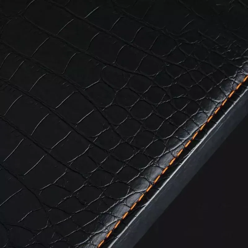 Cutie de vin Deluxe pentru 2 sticle cu accesorii de vin incluse piele ecologica de sarpe [9]