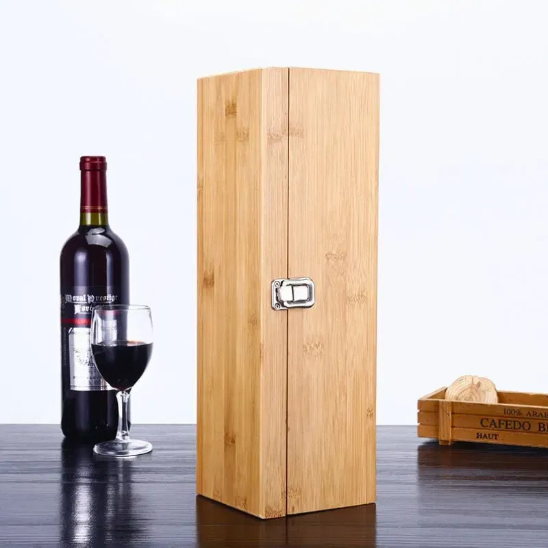Cutie de vin pentru o sticla cu 4 accesorii incluse [3]