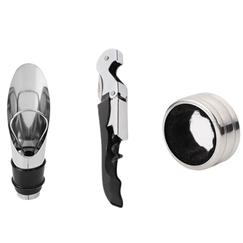 Cutie de vin Wood Deluxe pentru 1 sticla cu accesorii de vin incluse Vinquisite [12]