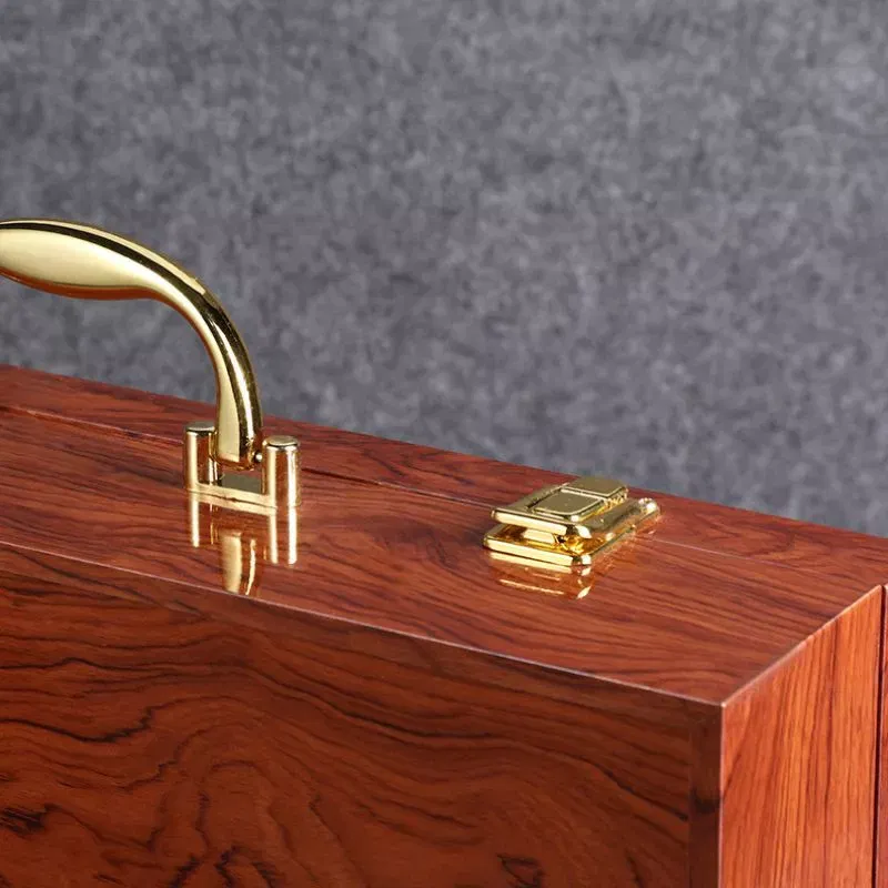 Cutie de vin XL Wood Deluxe pentru 4 sticle Brilliance [7]