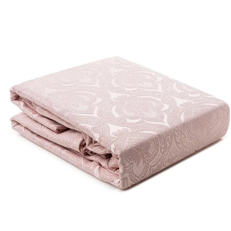Cuvertura bumbac Beste - Roz pudrat, 240x260 cm, 2 fete de perna [1]