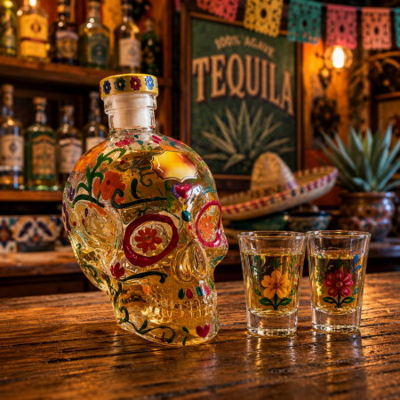 Decantor Craniu Mexican pentru Bauturi Fine [2]