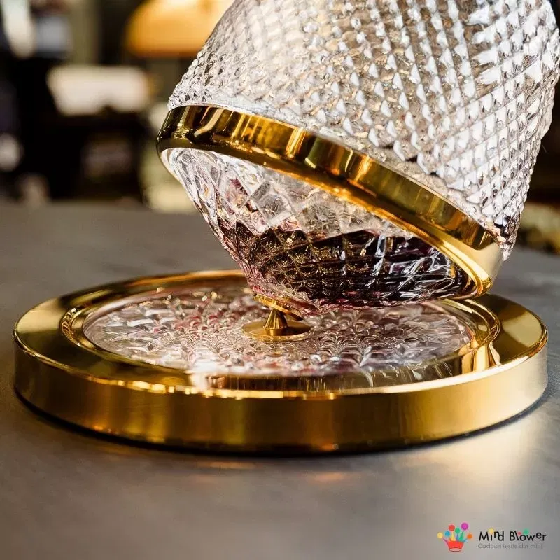 Decantor de bauturi Rotativ, auriu [6]