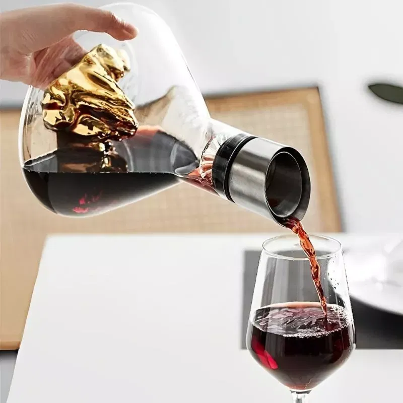 Decantor Cadou Munte de Aur In Varful Lumii cu bile de curatare [18]