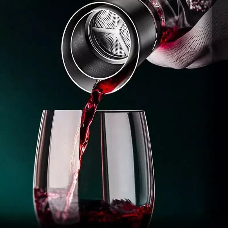 Decantor Cadou Munte de Aur In Varful Lumii cu bile de curatare [22]