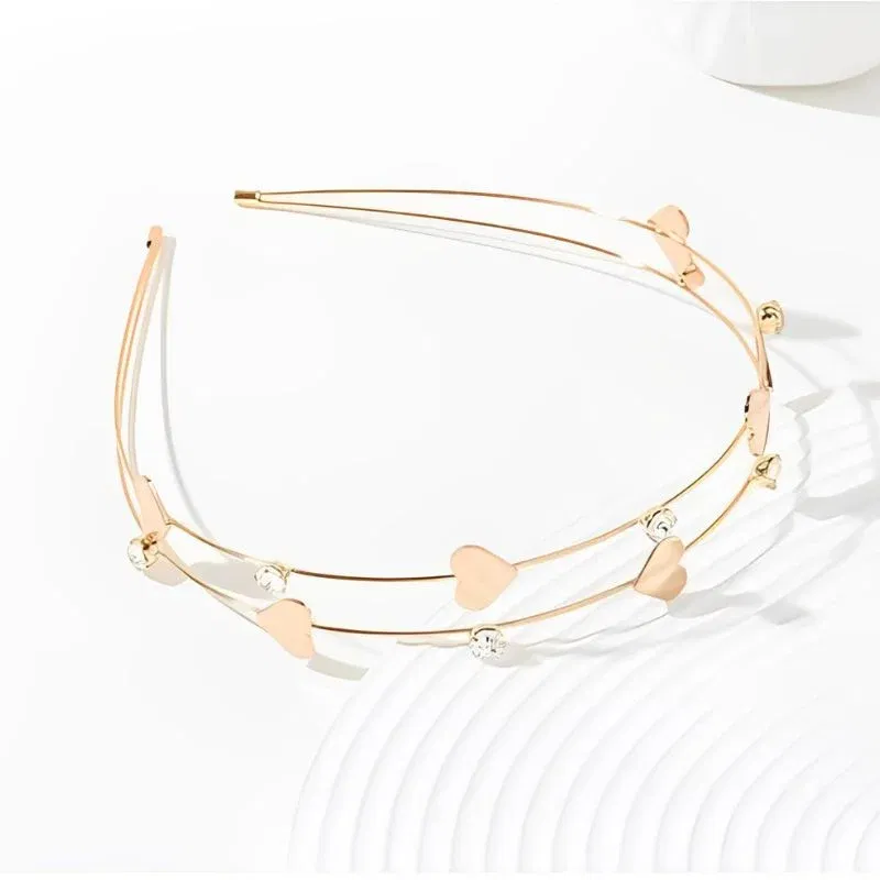 Diadema Aurie cu Inimioare [0]