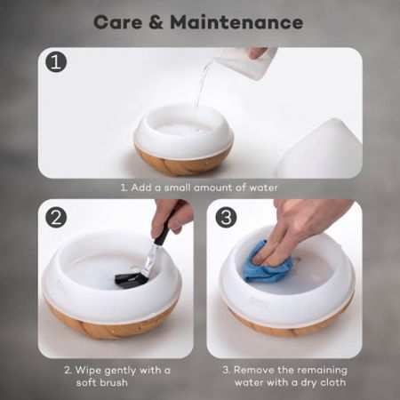 Difuzor aromaterapie AJ-AD001, 300ml, LED 7 culori [5]