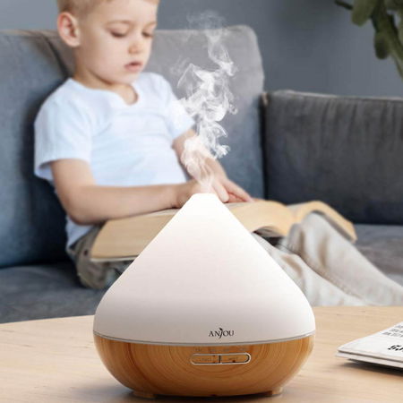 Difuzor aromaterapie AJ-AD001, 300ml, LED 7 culori [1]