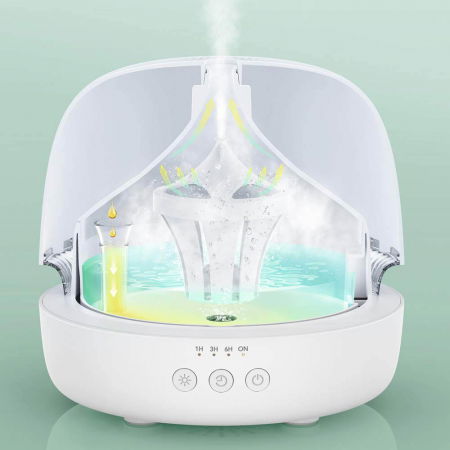 Difuzor aromaterapie uleiuri esentiale Anjou AJ-ADA019, 300ml, LED 7 culori [4]