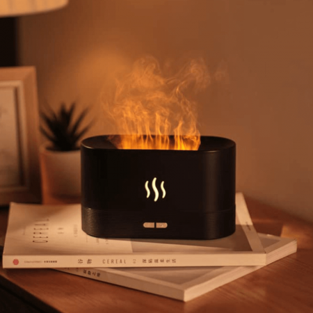 Difuzor aromaterapie cu simulator de Flacari [1]