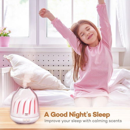 Difuzor aromaterapie cu Ultrasunete TaoTronics, LED 5 culori [3]