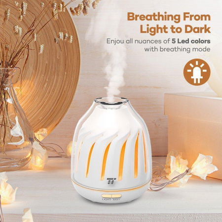 Difuzor aromaterapie cu Ultrasunete TaoTronics, LED 5 culori [4]