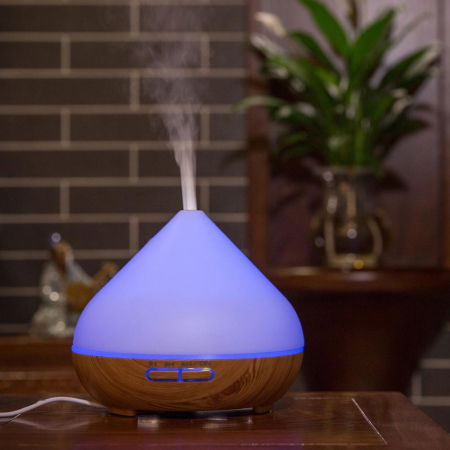 Cadouri de Casa Noua - Difuzor aromaterapie uleiuri esentiale cu Ultrasunete TaoTronics, LED 7 culori