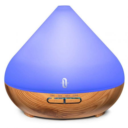 Difuzor aromaterapie uleiuri esentiale cu Ultrasunete TaoTronics, LED 7 culori [9]