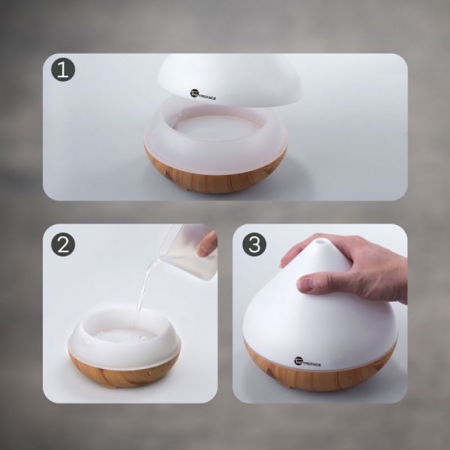 Difuzor aromaterapie uleiuri esentiale cu Ultrasunete TaoTronics, LED 7 culori [5]