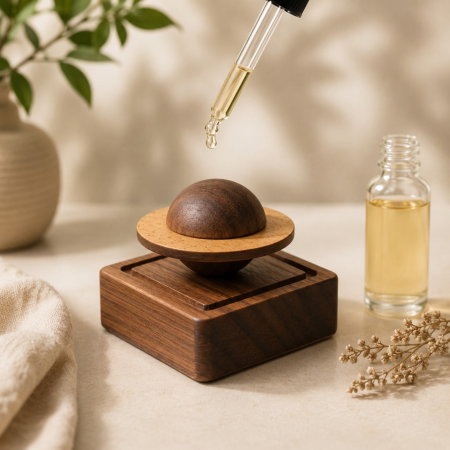 Gadget - Difuzor aromaterapie din lemn