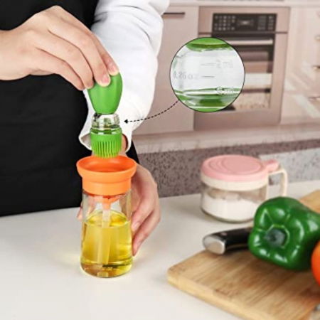 Dispenser Ulei 2 in 1, cu pensula din silicon [9]