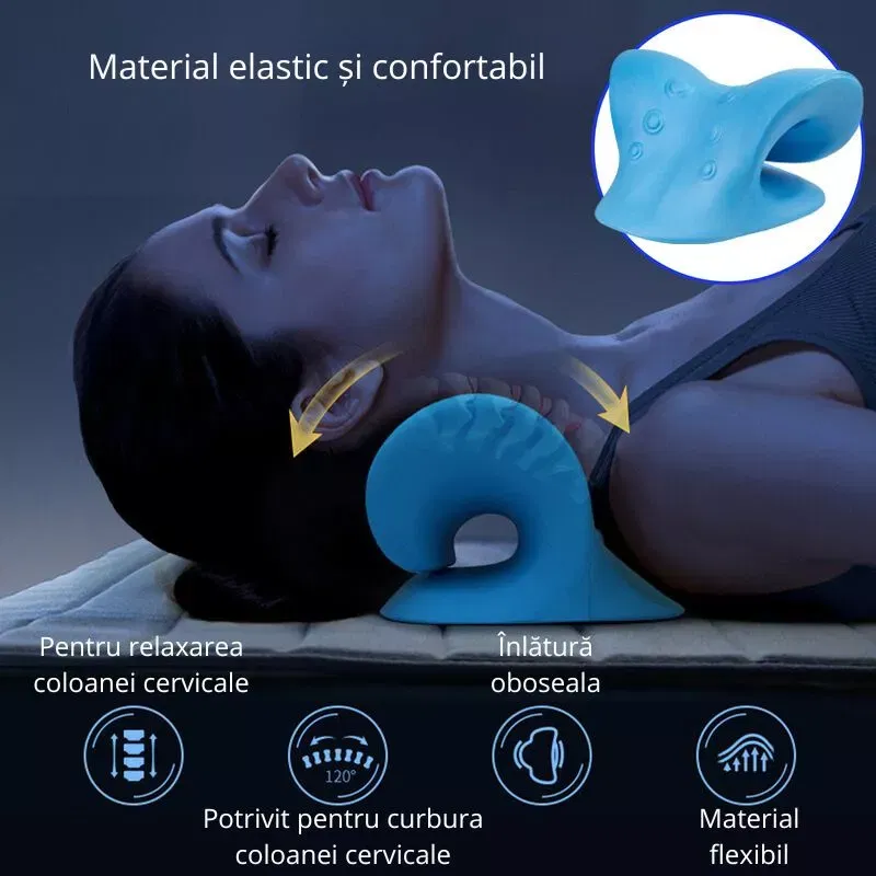 Dispozitiv perna cervicala pentru relaxarea Gatului si umerilor [9]