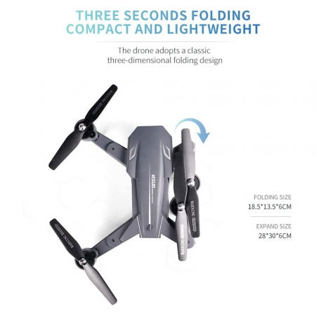 Drona Visuo XS816, Camera 4K cu transmisie pe telefon [4]