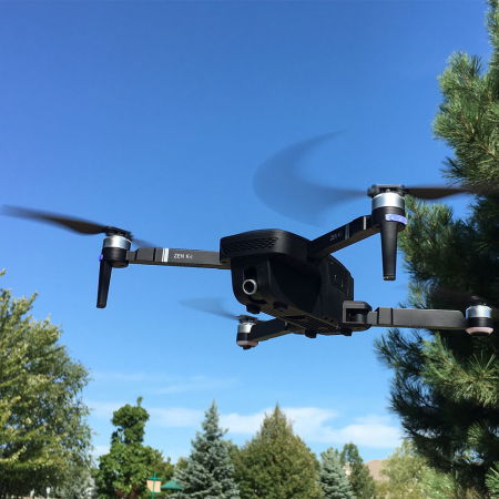 Gadget - Drona ZEN Visuo ZEN cu motorizare Brushless, camera 4K cu transmisie live pe smartphone