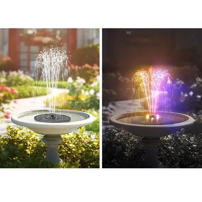 Fantana solara plutitoare cu LED [5]