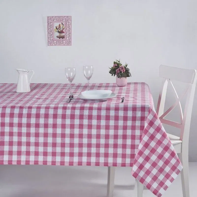 Fata de masa in carouri Alb si Roz [0]