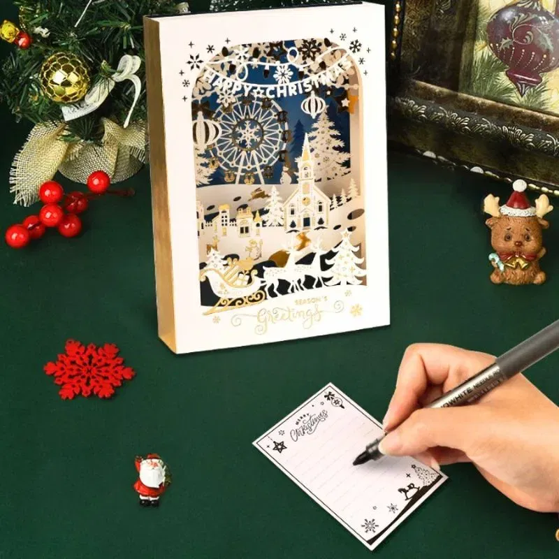 Felicitare de Craciun 3D Magia Sarbatorilor [2]